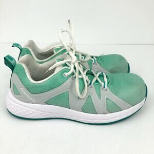 AVENGER Womens N Haven Work Shoes Size 9 Green Grey EH SR Comp Toe  EUC
